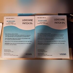 Pain Patches Lidocaine Two unopened boxes